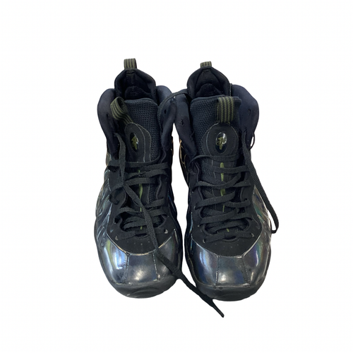 Vist Large View of Product Image Which is Used Nike AIR FOAMPOSITE ONE Basketball Shoes Y Black Junior 05.5
