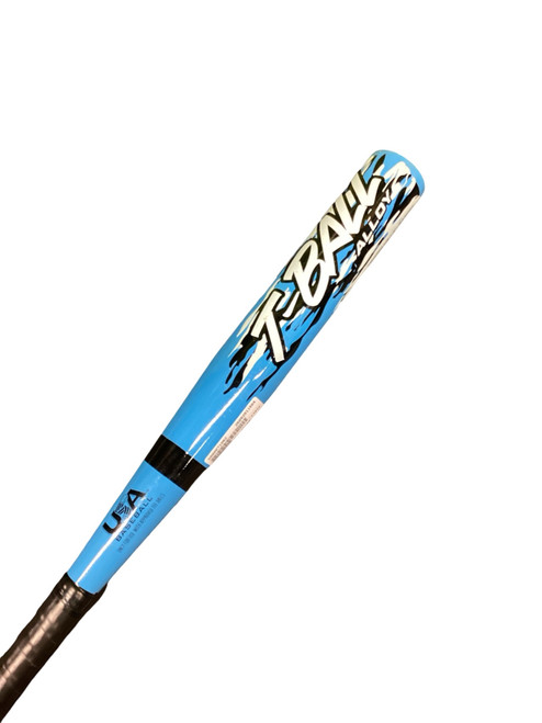 Vist Large View of Product Image Which is Used Rawlings TBALL ALLOY BB/SB T-Ball Bat Carolina Blue 24"