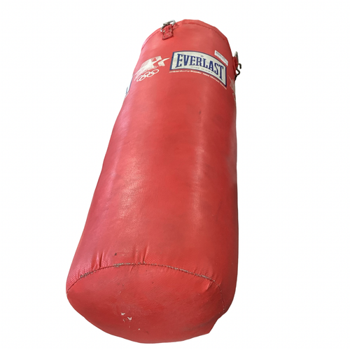 Vist Large View of Product Image Which is Used Everlast 70-80LB HEAVY BAG Boxing Heavy Bag Red 70 lb