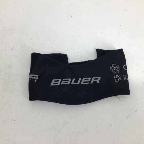 Vist Large View of Product Image Which is Used Bauer NLP21 S/M 10-14 IN NECK GUARD Hockey Accessory