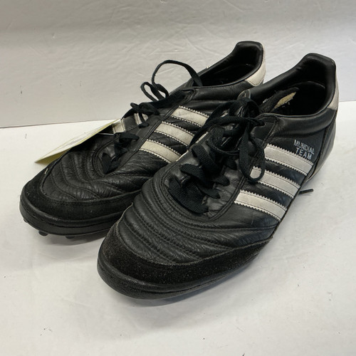 Vist Large View of Product Image Which is Used Adidas Mundial Team 019228 Soccer Turf Shoes Black Senior 9.5