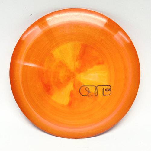 Vist Large View of Product Image Which is Used Lone Star Disc ALPHA SEGUIN Disc Golf Driver Orange 175g