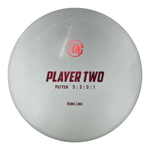 Vist Large View of Product Image Which is Used DDG PLAYER TWO Disc Golf Putter White