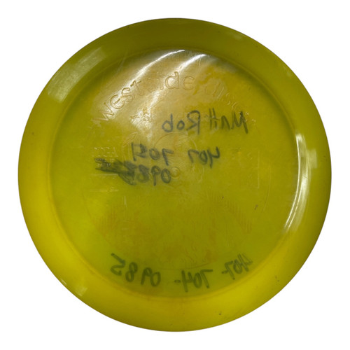 Vist Large View of Product Image Which is Used Westside SORCERER Disc Golf Driver Yellow