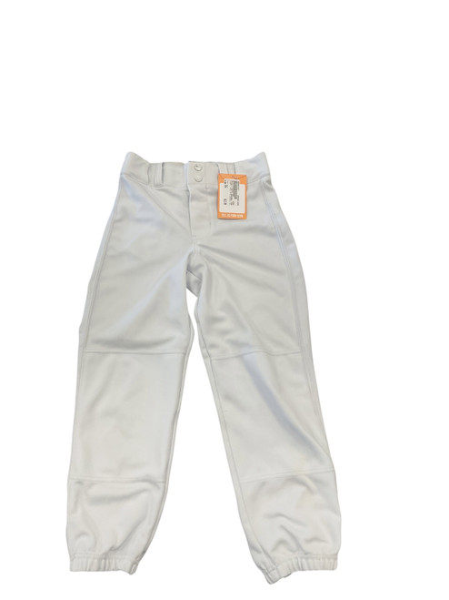 Vist Large View of Product Image Which is Used Champro WHITE BASEBALL PANT BB/SB Pant Boys White Youth