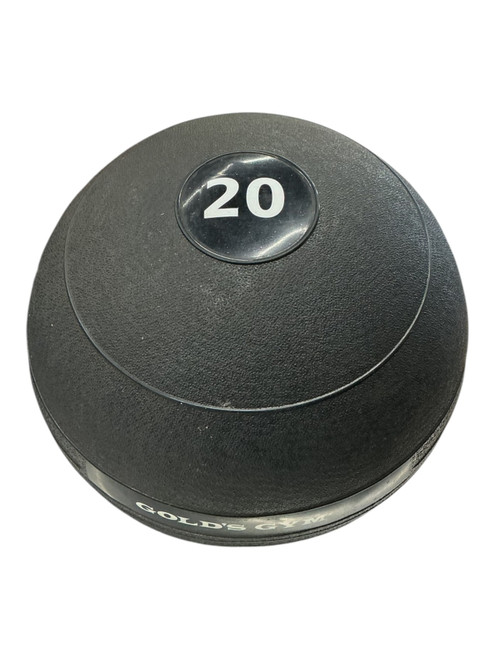 Vist Large View of Product Image Which is Used Golds Gym Slam Ball Black 20 lb