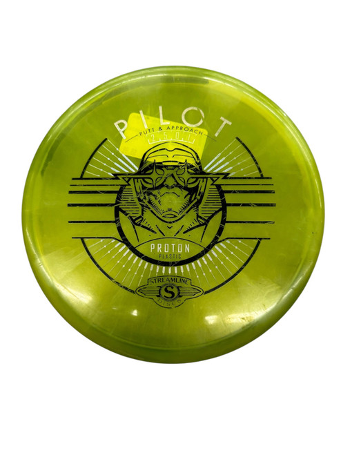 Vist Large View of Product Image Which is Used Streamline PILOT PROTON Disc Golf Putter Green