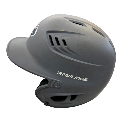 Vist Large View of Product Image Which is Used Rawlings BATTING HELMET Batting Helmet No Mask Grey S/M