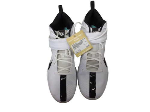 Vist Large View of Product Image Which is Used Nike TROUT LAX Cleats Mens White Senior 13