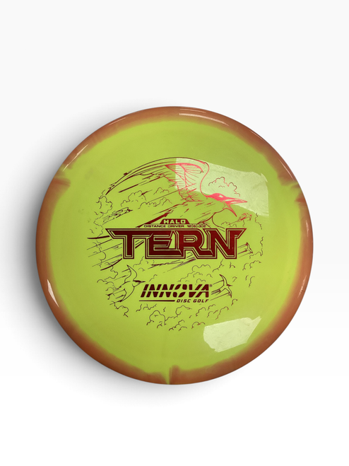 Vist Large View of Product Image Which is Used Innova HALO STAR TERN Disc Golf Driver Yellow