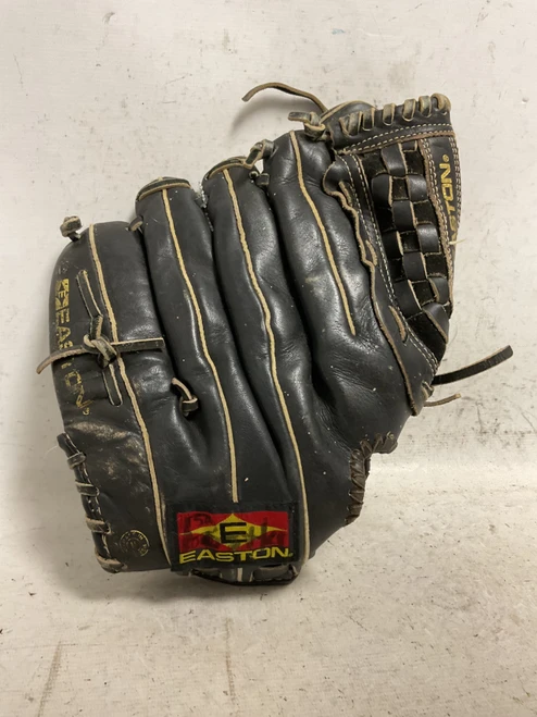 Vist Large View of Product Image Which is Used Easton EX126B BB/SB Glove RH Throw Black 12 1/2"