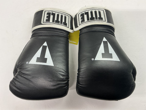 Vist Large View of Product Image Which is Used Title Boxing Boxing Gloves Black And White Senior