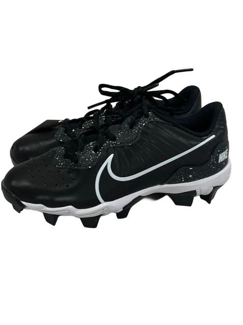 Vist Large View of Product Image Which is New Nike Alpha Huarache 4 Keystone Jr 4.5 BB/SB Cleats Black 