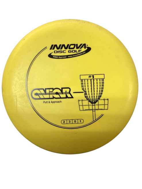 Vist Large View of Product Image Which is Used Innova AVIAR PUTT AND APPROACH Disc Golf Putter Yellow