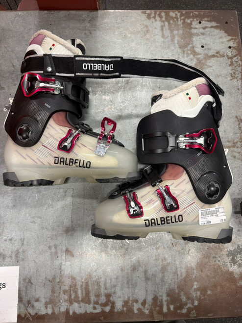 Vist Large View of Product Image Which is Used Dalbello KYRA MX80 Womens DH Ski Boot Black 255 MP - M07.5 - W08.5