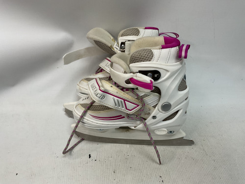 Vist Large View of Product Image Which is Used Lake Placid LAKE PLACID ADJUSTABLE Girls Figure Skate White Adjustable