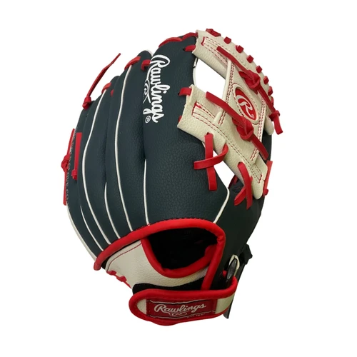 Vist Large View of Product Image Which is Used Rawlings WPL110NWS PLAYERS SERIES BB/SB Glove RH Throw Navy Blue 11"