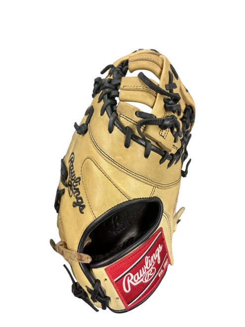 Vist Large View of Product Image Which is Used Rawlings GG ELITE BB/SB First Base RH Throw Tan 13"