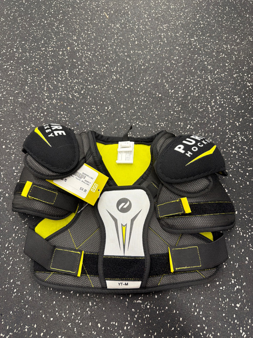 Vist Large View of Product Image Which is Used Pure Hockey Youth Shoulder Pads MD