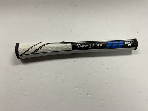 Vist Large View of Product Image Which is Used Super Stroke PISTOL GT 1.0 PUTTER GRIP Golf Accessory White/Black/Royal