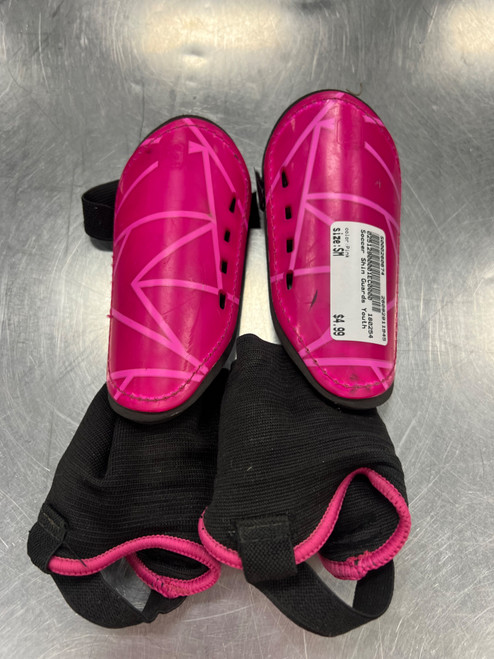 Vist Large View of Product Image Which is Used Soccer Shin Guards Youth Pink SM