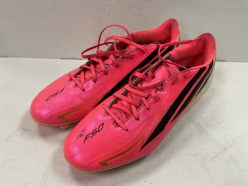 Vist Large View of Product Image Which is Used Adidas F50 IH9375 Soccer Cleats Pink Senior 11