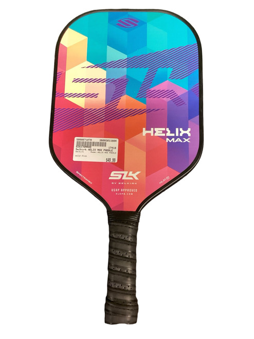 Vist Large View of Product Image Which is Used Selkirk HELIX MAX PADDLE Pickleball Racquet Pink
