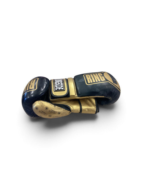 Vist Large View of Product Image Which is Used Ringside Boxing Gloves Black Senior