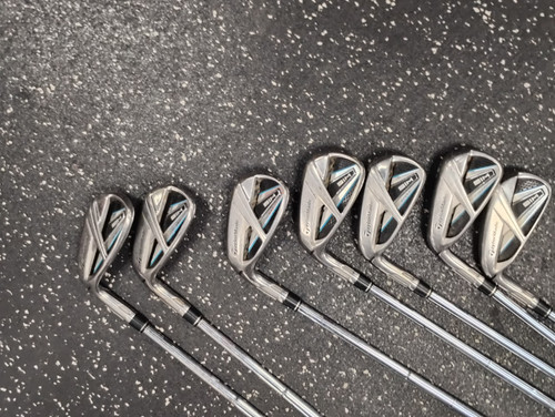 Vist Large View of Product Image Which is Used Taylormade SIM MAX Mens Iron Set LH 5I-GW/AW