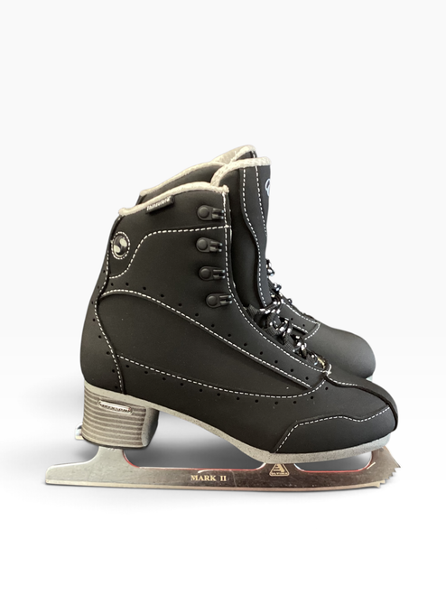 Vist Large View of Product Image Which is Used Jackson SOFTEC Womens Softboot Skate Black Senior 6