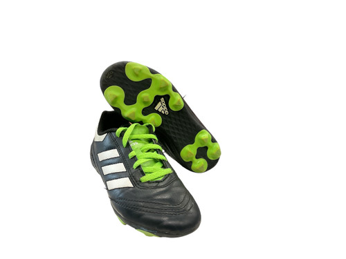 Vist Large View of Product Image Which is Used Adidas Soccer Cleats Black Youth 12.0