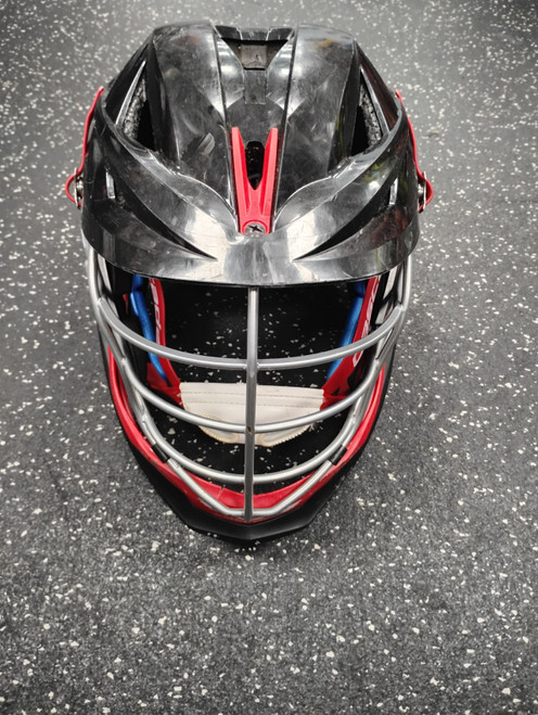 Vist Large View of Product Image Which is Used Cascade XRS Lacrosse Helmet Black One Size
