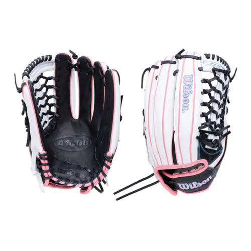Vist Large View of Product Image Which is New Wilson A1000 T125 RH Throw Fastpitch Glove 12 1/2"
