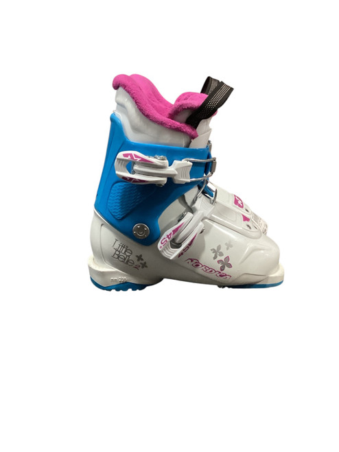 Vist Large View of Product Image Which is Used Nordica LITTLE BELLE 2 Girls DH Ski Boot White 180 MP - Y11