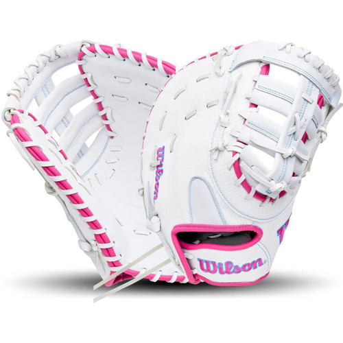 Vist Large View of Product Image Which is New Wilson A1000 FP First Base RH Throw 12 1/2"