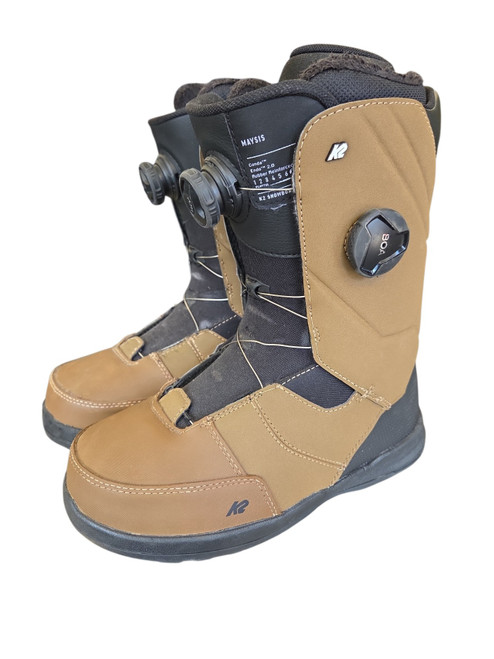 Vist Large View of Product Image Which is Used K2 MAYSIS Mens Snowboard Boots Brown Senior 9.5
