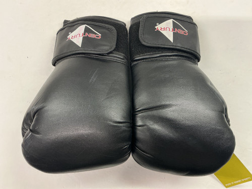 Vist Large View of Product Image Which is Used Century Boxing Gloves Black Senior