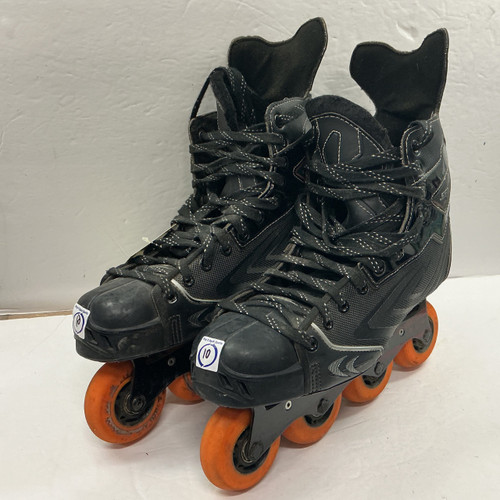 Vist Large View of Product Image Which is Used CCM LE Senior Rec Fitness Skates Black Senior 10