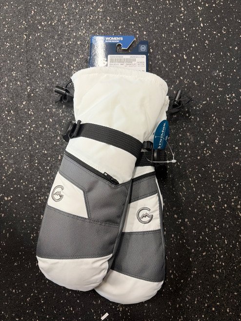 Vist Large View of Product Image Which is Used Gordini NWT GAUNTLET MITTENS Outerwear Womens Gloves White MD