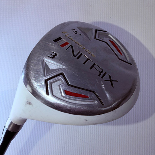 Vist Large View of Product Image Which is Used Pinemeadow NITRIX Mens Fairway Wood LH 3 Wood
