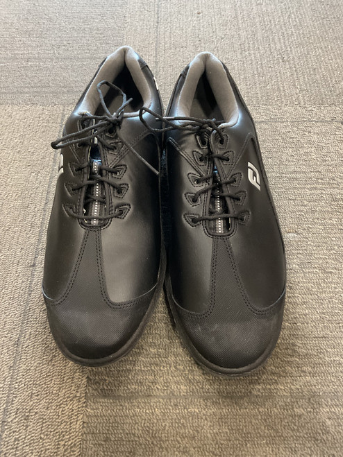 Vist Large View of Product Image Which is Used Foot Joy SPORT LT Mens Golf Shoes Black Senior 10