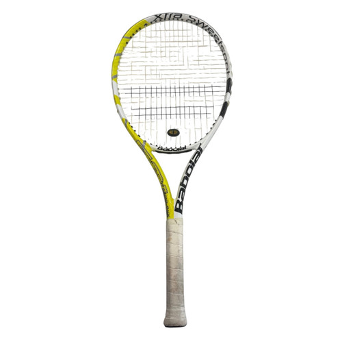Vist Large View of Product Image Which is Used Babolat XS 102 Adult Tennis Racquet White 4"