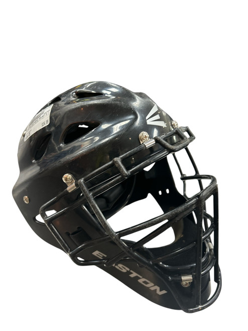 Vist Large View of Product Image Which is Used Easton CATCHERS HELMET 6 1/2 - 7 1/8 Catchers Helmet w/Mask Black One Size