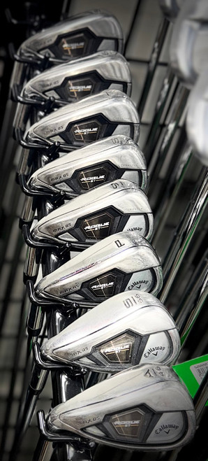 Vist Large View of Product Image Which is Used Callaway ROGUE ST MAX OS Mens Iron Set LH 5I-GW/AW