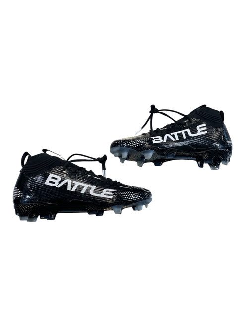 Vist Large View of Product Image Which is Used Battle Sports Adult FB Cleats Black Senior 9.5