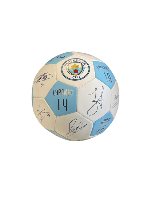 Vist Large View of Product Image Which is Used MANCHESTER CITY SOCCER BALL All Size Soccer Ball Carolina Blue 5
