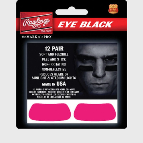 Vist Large View of Product Image Which is Rawlings Eye Black Stickers, Pink