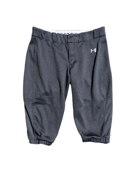 Vist Large View of Product Image Which is Used Under Armour BASEBALL KNICKER - YXL BB/SB Pant Boys Black XL