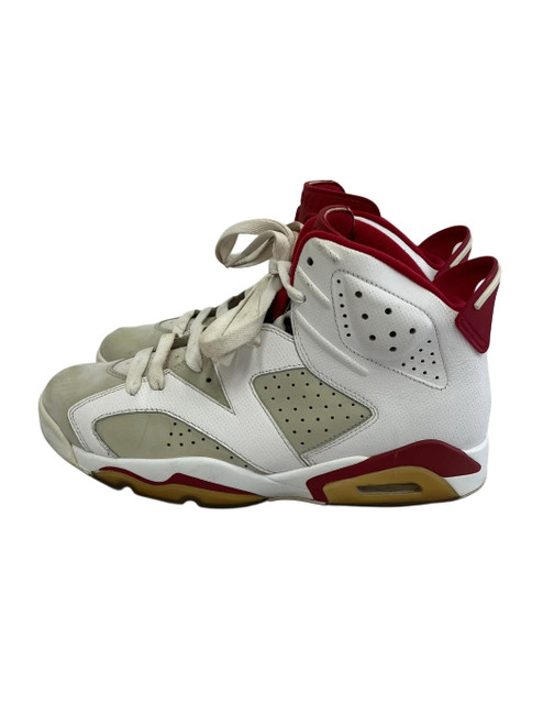 Vist Large View of Product Image Which is Used Jordan 6 Retro Mens 10.5 Basketball Shoes White/Red