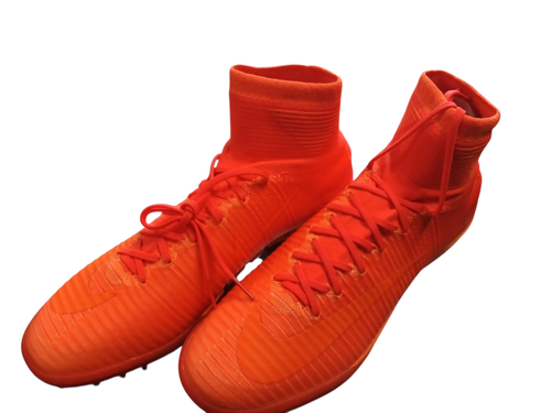 Vist Large View of Product Image Which is Nike Mercurial Proximo II Soccer Turf Shoes Orange 11.5